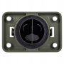 GNIAZDO + WTYCZKA NATO 2-PIN METALOWE ZACISKANE SKRĘCANE 24V 135A