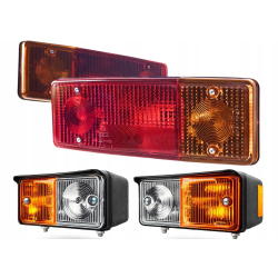 ZESTAW LAMP KOMPLET PRZÓD TYŁ DO CIĄGNIKA TRAKTORA URSUS C360 ZETOR
