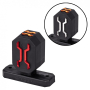 LAMPY OBRYSOWE LED BIAŁO-CZERWONA-ŻÓŁTA KRÓTKIE RAMIE 12/24V 3 funkcyjne